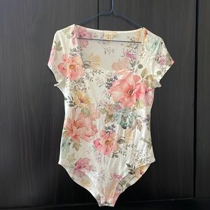 Flower bodysuit